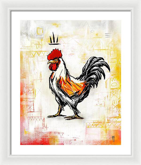 Rooster / Gallo - Framed Print