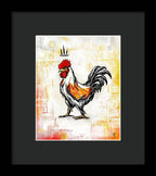 Rooster / Gallo - Framed Print