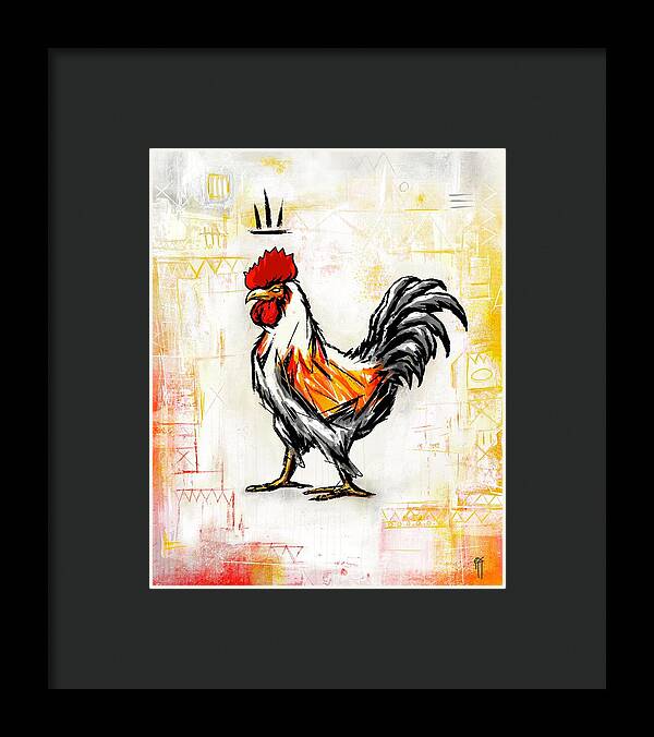 Rooster / Gallo - Framed Print