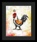 Rooster / Gallo - Framed Print