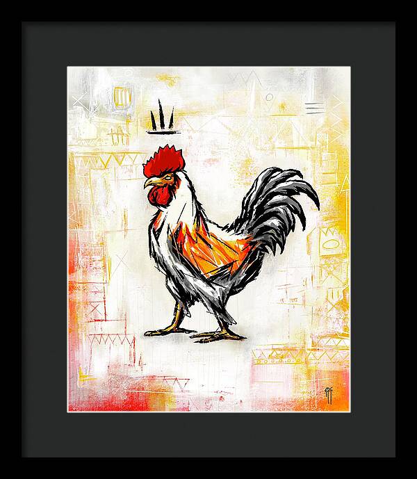 Rooster / Gallo - Framed Print
