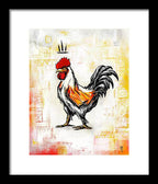 Rooster / Gallo - Framed Print