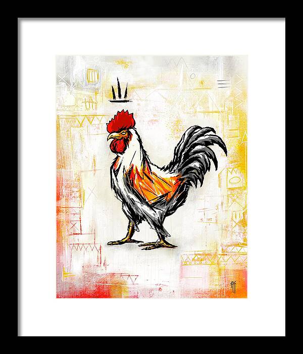 Rooster / Gallo - Framed Print