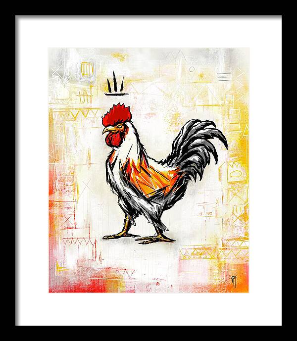 Rooster / Gallo - Framed Print