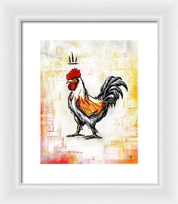 Rooster / Gallo - Framed Print