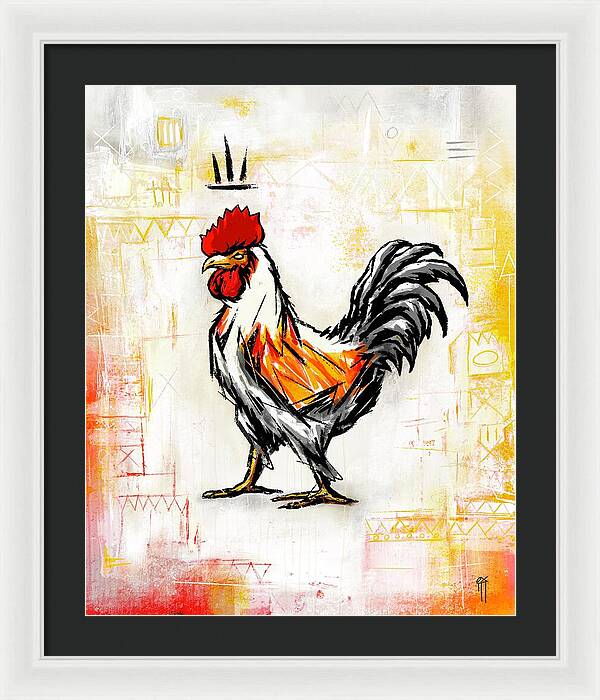 Rooster / Gallo - Framed Print