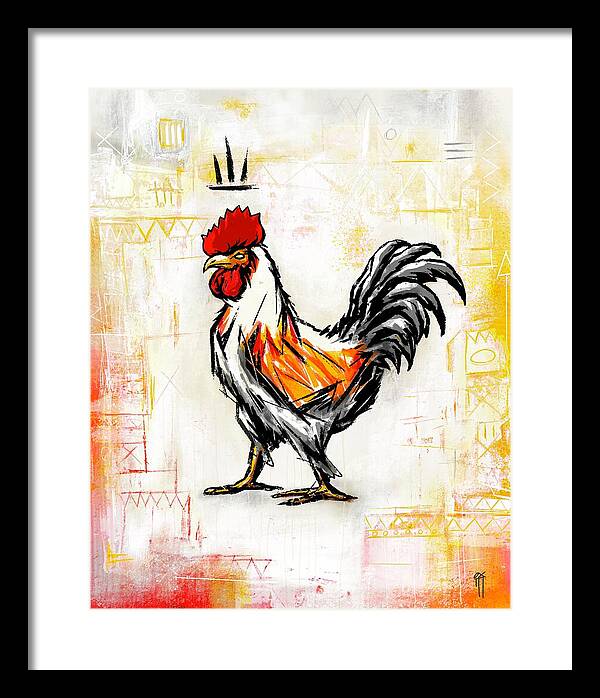 Rooster / Gallo - Framed Print