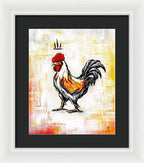 Rooster / Gallo - Framed Print