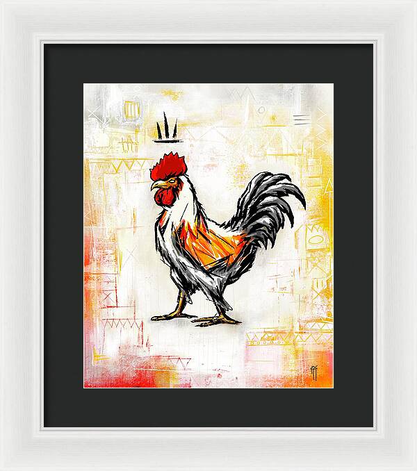 Rooster / Gallo - Framed Print