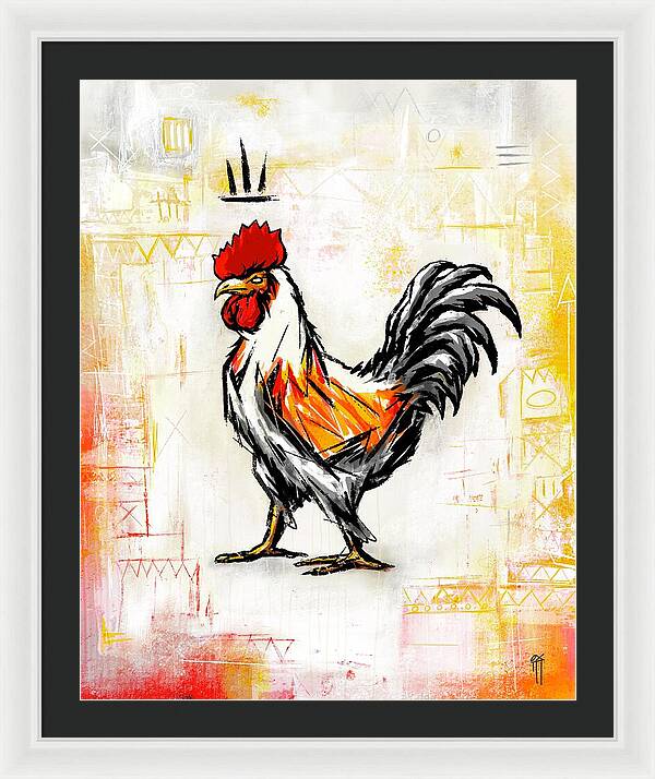 Rooster / Gallo - Framed Print