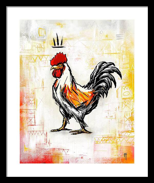 Rooster / Gallo - Framed Print