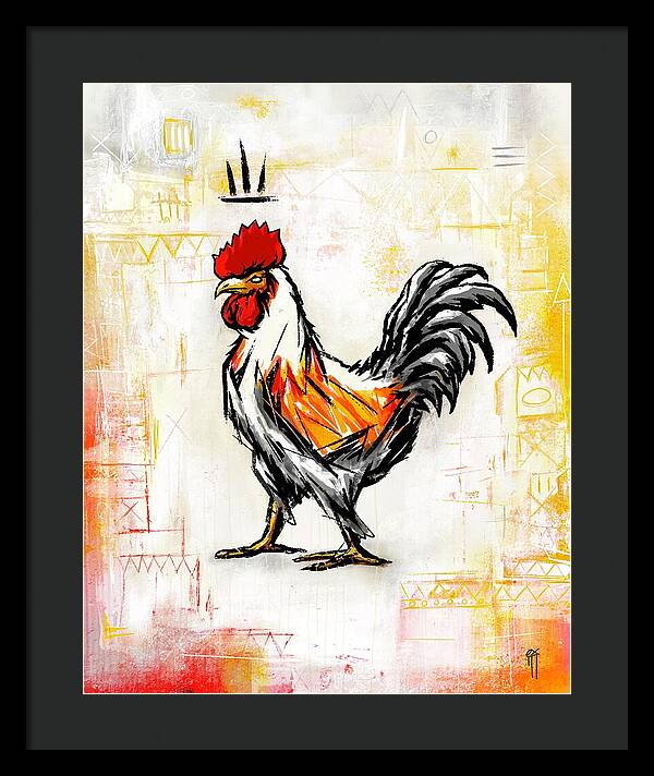 Rooster / Gallo - Framed Print