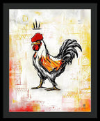 Rooster / Gallo - Framed Print