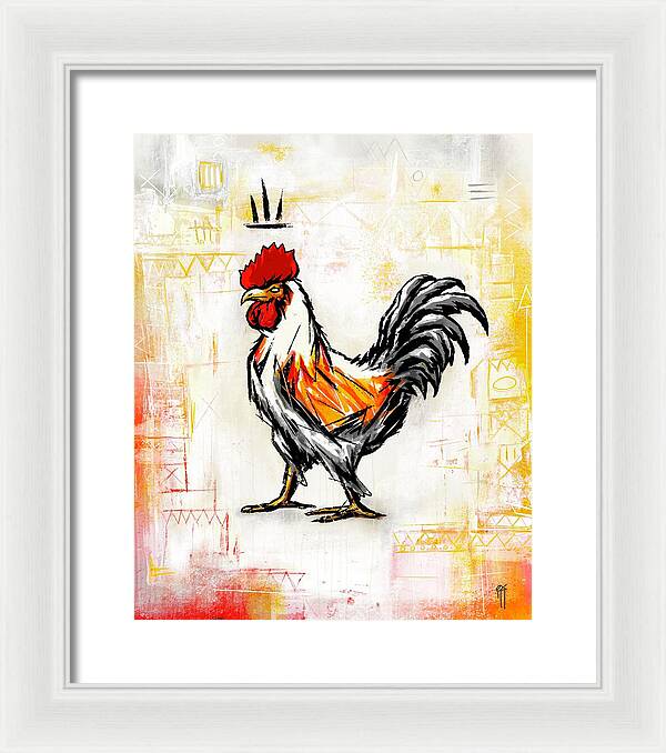 Rooster / Gallo - Framed Print