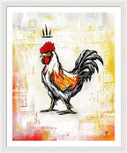 Rooster / Gallo - Framed Print