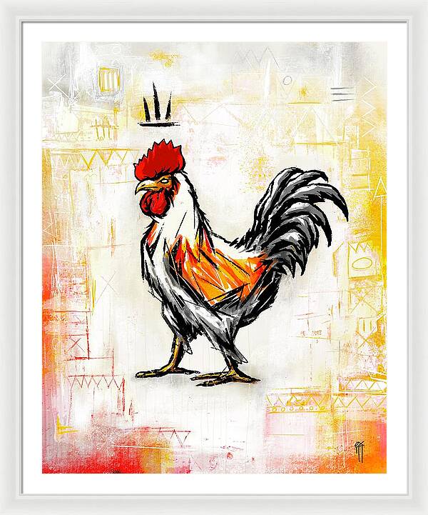 Rooster / Gallo - Framed Print