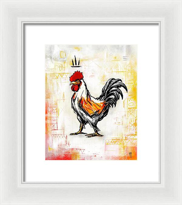Rooster / Gallo - Framed Print