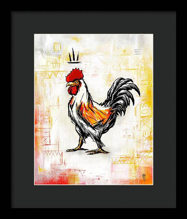 Rooster / Gallo - Framed Print