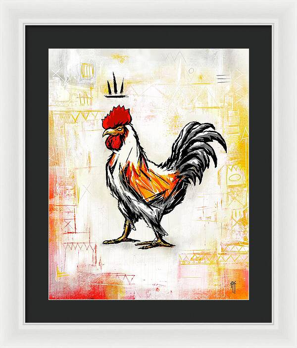 Rooster / Gallo - Framed Print