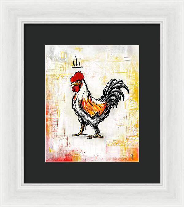 Rooster / Gallo - Framed Print