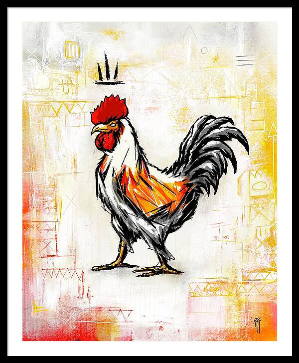 Rooster / Gallo - Framed Print