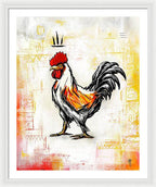 Rooster / Gallo - Framed Print