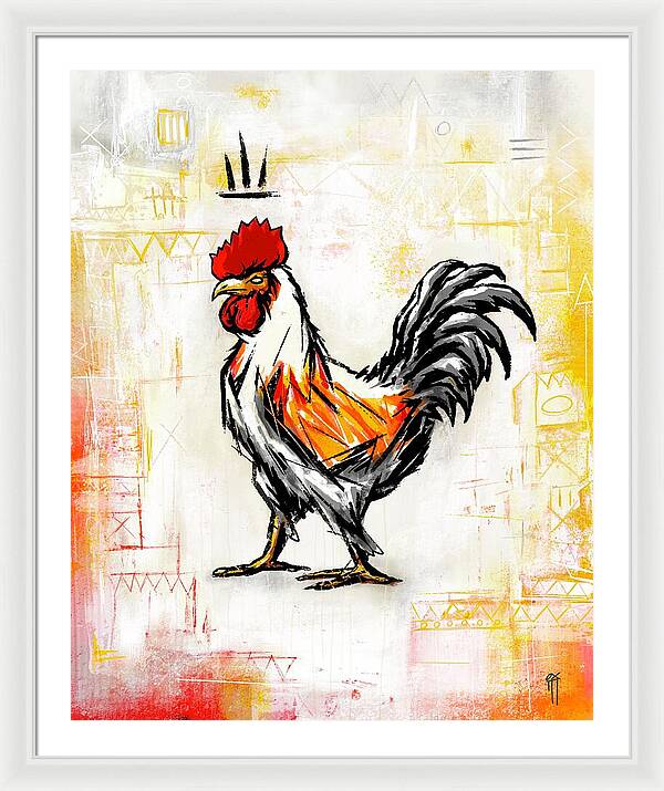 Rooster / Gallo - Framed Print
