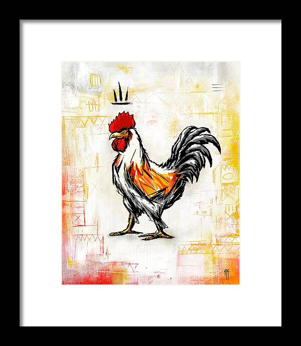 Rooster / Gallo - Framed Print