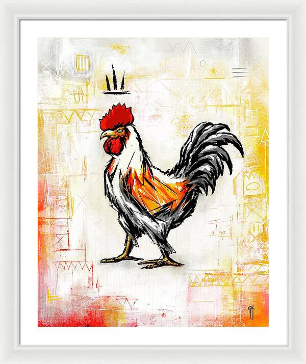 Rooster / Gallo - Framed Print