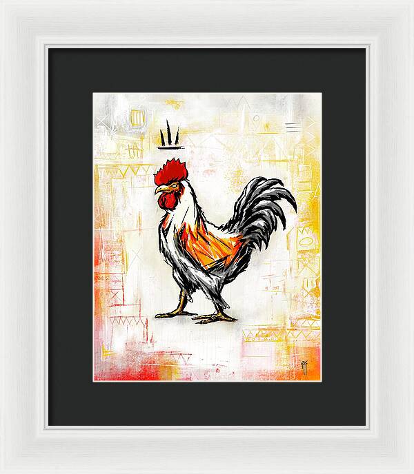 Rooster / Gallo - Framed Print