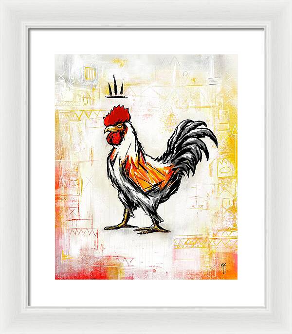 Rooster / Gallo - Framed Print
