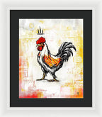 Rooster / Gallo - Framed Print