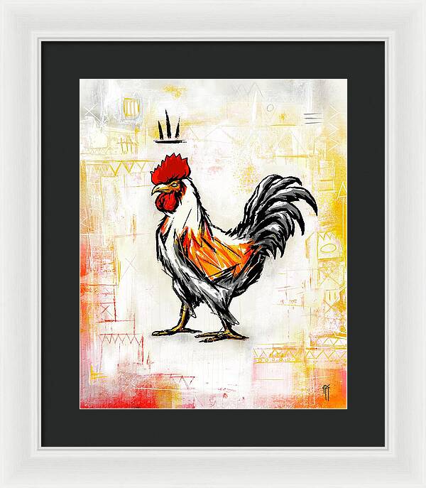 Rooster / Gallo - Framed Print