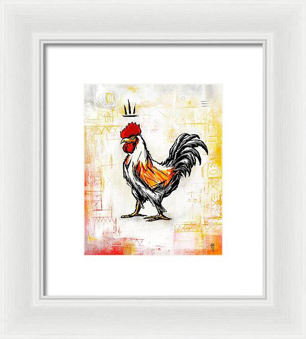 Rooster / Gallo - Framed Print