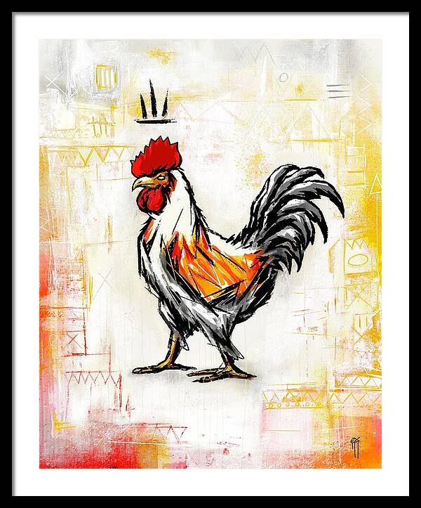 Rooster / Gallo - Framed Print