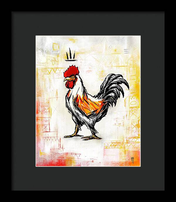 Rooster / Gallo - Framed Print