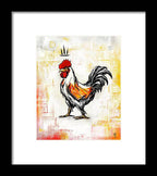 Rooster / Gallo - Framed Print