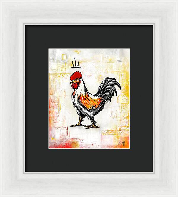 Rooster / Gallo - Framed Print