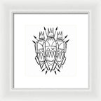 Three Kings - Black and White - Framed Print