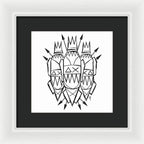 Three Kings - Black and White - Framed Print