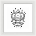 Three Kings - Black and White - Framed Print