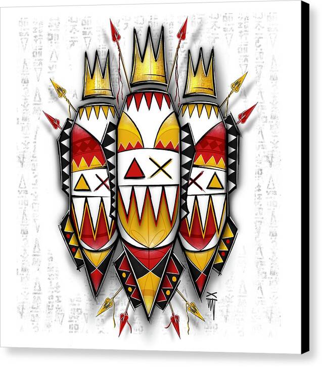 Three Kings - Color - Canvas Print