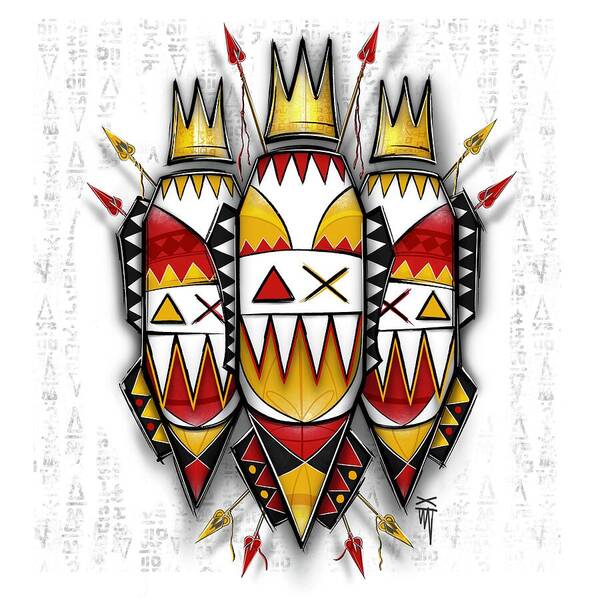 Three Kings - Color - Art Print