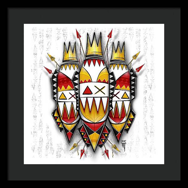 Three Kings - Color - Framed Print