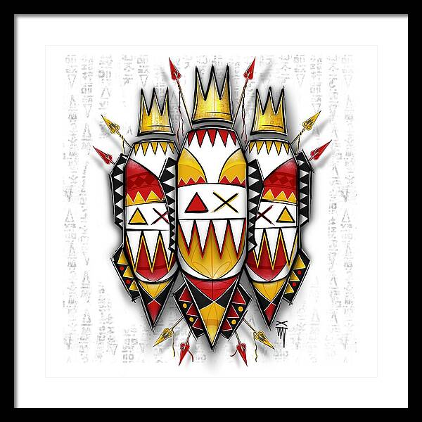 Three Kings - Color - Framed Print