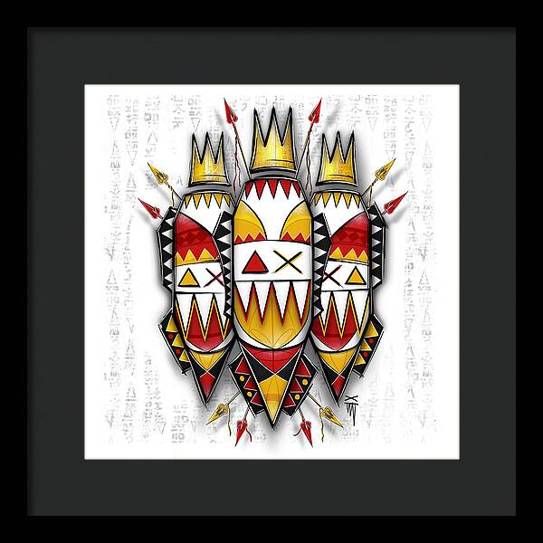 Three Kings - Color - Framed Print