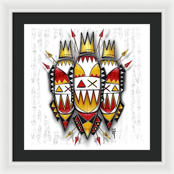Three Kings - Color - Framed Print