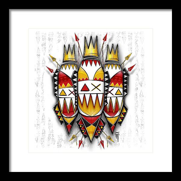 Three Kings - Color - Framed Print