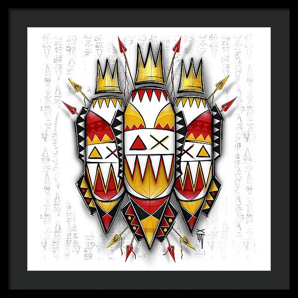 Three Kings - Color - Framed Print