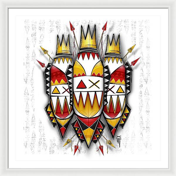 Three Kings - Color - Framed Print